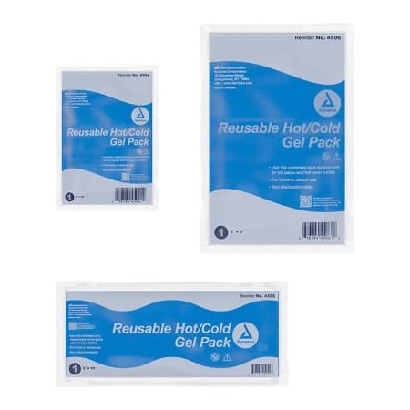 Dynarex Dynarex Reusable Hot & Cold Gel Packs, 11inL x 5inW, Pack of 24 4505